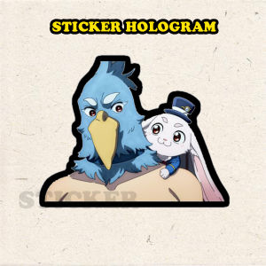 Stiker Hologram Sunraku shangri la frontier 1 sticker case hp & laptop ukuran 8 cm