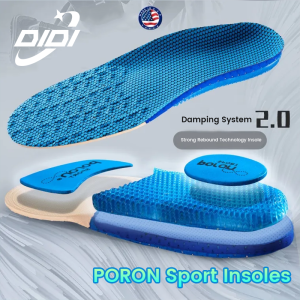 DIDI 1Pair Silicone Sport Insoles for Men Women Arch Support Breathable Shock Absorption Shoes Pad Outdoor Running Feet Care Sneakers Sole