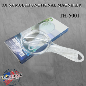 MULTIFUNCTIONAL MAGNIFIER / MAGNIFYING GLASS 3X 6X MODEL NO.: TH-5001