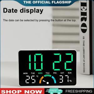 【New Arrival】 LED Digital Calendar Clock with Big Numbers and Dual Alarm for Home and Office Security