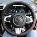 Sarung Stir Mobil / Cover Stir Kulit Asli Mobil Universal. 