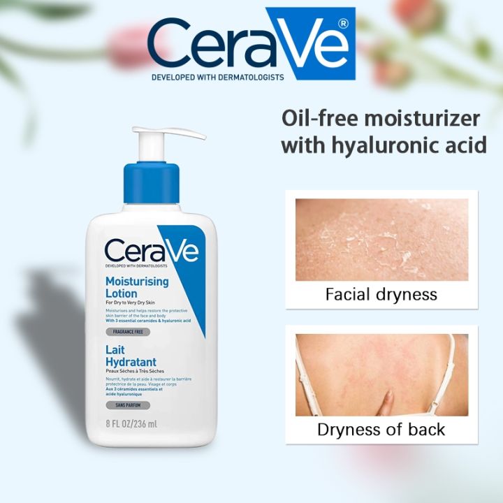 Cerave Daily Moisturizing Lotion For Normal to Dry Skin Dermatologist ...