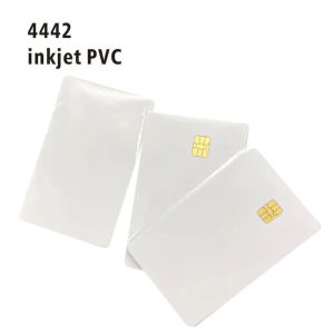 10PCS/Lot Printable Contact PVC Blank Smart IC Card With FM/Sle4442 Chip For Epson/Canon Inkjet Printer