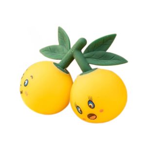 IPIE2 Shapeable Rubber Squeeze Toy Fresh Fidget Yangmei Skewers Squeeze Toy Sensory Toys Realistic Fruit Pinch Toy Children Birthday Gift