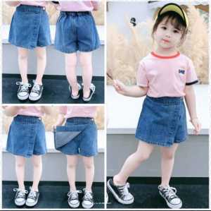 ROK ANAK PEREMPUAN ROCELA ROK CELANA ANAK JEANS PEREMPUAN SIZE 1-7 TAHUN