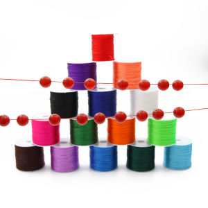 8/46 เมตร/ม้วน 0.7 มิลลิเมตร สี สันยืด หยุ่น สาย คริสตัล DIY ม้วนสาย ไน ลอน ลูก ปัด คริสตัล สำหรับ เครื่องประดับ ทำ อุปกรณ์ สร้อยคอ ดิ ยิ ซู สร้อย ข้อมือ