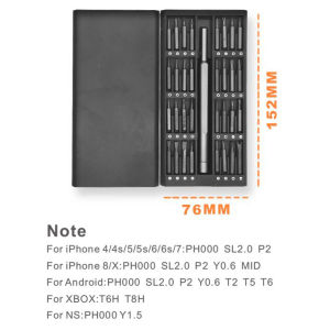 Bộ tua vít 63 hoặc 33 trong 1 từ tính phù hợp cho điện thoại laptop đồng hồ máy ảnh