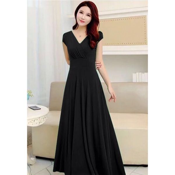 S#5660 Maxi Dress Formal Evening Dress Casual Dress Lazada PH - Main Image