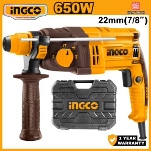 INGCO 650W ROTARY HAMMER DRILL | SDS PLUS | RGH6528