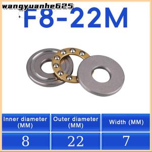 [WYH Store] 👗 3Pcs set Plane Planar Miniature Axial Ball Bearings F7-13M F7-15M F7-17M F8-14M F8-16M F8-19M F8-22M Thrust Ball Bearing