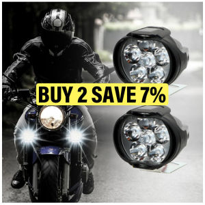 1 PCS LED Light For MotorcycleWaterproof LED Motorcycle Headlight Motorbike Spotlight Mini Driving Light Universal