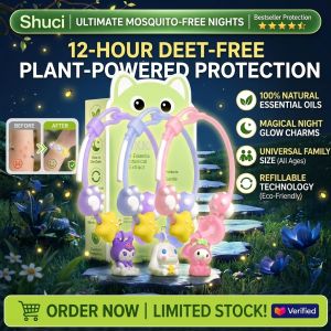 Mosquito Bracelet Outdoor Glow Cartoon Mosquito Bracelet Night Light Mosquito Repellent Wristband For Kids Travel Camping/Anti Bug