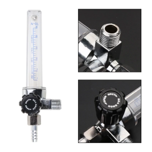 7mm Thread Flow Meter Gas Regulator Gauges Welding Measuring Ranges 1/4PT 0.15MPA Professional Gas Regulators