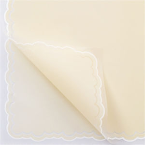 20 LEMBAR Flower Wrapping Paper Varian List Cloud Awan Frame Transparan Kertas Buket Bunga Cellophane KB6180