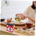 Japanese Style Loose Leaf Tea Storage Tin Miniature Coffee Storage Canister Metal Airtight Tea Container Portable Tea Organizer for Tea Bags and Loose Tea. 