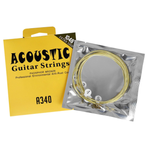 6Pcs 10-48 Acoustic Guitar Alloy Steel Core String 6-String Folk Guitar Strings Musical Instrument Accessories Enduring