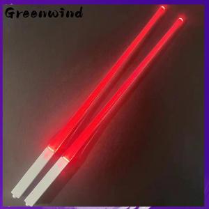 【Greenwind】 1 PCS LED Lightsaber Luminous Chopsticks Detachable Washable Reusable Free Tableware For Kitchen Dinner