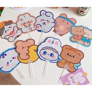 Anabelle Kipas Tangan Karakter Aesthetic Cartoon Korean Style Portable Motif Lucu Souvenir Ideas