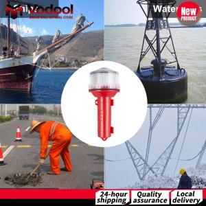 Solar Charging LED Flashing Torch Light 2KM Visual Distance Multifunctional Signal Light Boat Navigation Light for Boats Anchors