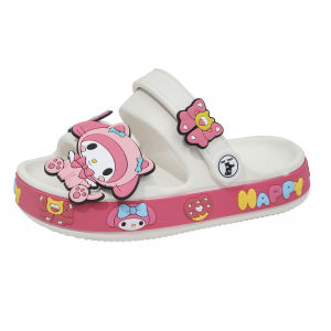 【BB】Melody Fashion Cartoon Slippers for Kids Girls EVA Two Strap Sandals Comfortable Non Slip Summer Beach Shoes#608-4