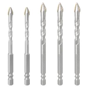 2/3/4/5Pcs Eccentric Twist Sets Metal Twist Drill Bits Industrial Drill Bits for Glass/Tile/Wood/Ceramic