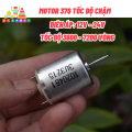 Động cơ motor bơm nước tủ lạnh 370 tốc độ chậm chạy êm 12V - 24V tốc độ 2600-5400 rpm - LK0032.