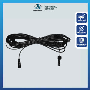 Dây Nối Dài 5M Cho Đèn Năng Lượng Mặt Trời  ATH LIGHTING Loại Dây To 2x0.5 Giắc 2 Chân Có Khoá Kín Nước