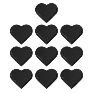 10 Pcs Simple Book Markers PU Leather BookmarksBible Bookmarks Heart Shaped Page Markers Reading Supplies for Student