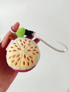 ins Wind fruit keychain    Plush Minimalist Hanging Ornament   Popular creative plush hanging decorations on e-commerce platforms