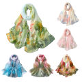 Tudung Fashion Printed Shawl Hijab Georgette Chiffon Scarf Hijab for Muslim Women. 