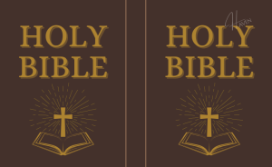 Mini bible design magnetic bookmark Glitter Finish