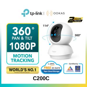 TP-Link TAPO C211 3MP SUPER HD / C210 3MP SUPER HD / TAPO C200/ TAPO C200C /TC60 1080P Full HD - Pan Tilt Wireless WiFi Home AI Security Surveillance IP Camera (CCTV) Amazon CLOUD