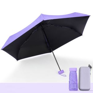 NOVELLEO Nhẹ Ô dù bỏ túi nhỏ gọn Chống gió Chống tia UV Ô dù Bảo vệ khỏi tia cực tím Di động Ô che nắng Phụ nữ Nam giới