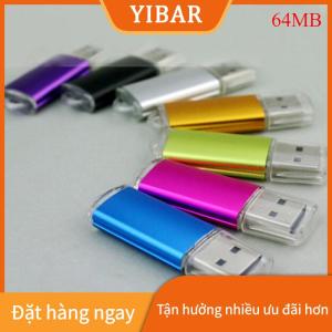 YIBAR Thẻ nhớ Flash USB 2.0 64Mb ổ USB lưu trữ máy tính xách tay