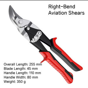 Heavy-duty Metal shears/Stainless Steel Sheet Metal Scissors/Aviation Snip FATMAX Straight Left/Righ