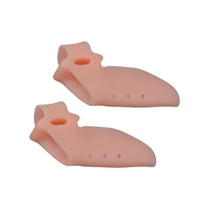 1 Pair Big Toe Straightener Thumb Valgus Protector Silicone Gel Foot Fingers Toe Separator Bunion Adjuster Feet Pads Relief Foot Pain