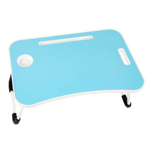 Vusign Folding Table Meja Belajar Laptop Lipat Warna-Warni Dengan Cup Holder dan Phone Tab Holder VS86X