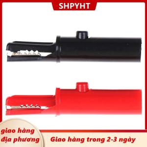 [COD] SHPYHT Giao hàng địa phương 2 cái push button loại bảo vệ đầy đủ Alligator clip cho chuyên nghiệp vạn năng