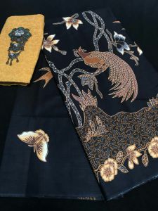 KAIN BATIK - MOTIF MERAK UNGGUL JAYA KATUN PRIMISIMA HALUS DAN TEBAL/KAIN PANJANG TERBARU SERAGAM