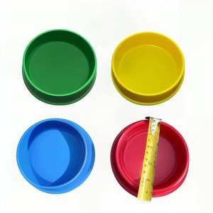 GTS AFFORDABLE PLASTIC PET ROUND BOWL MADE OF HIGH QUALITY MATERIAL(factory direct sales)