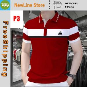 Áo POLO Phối Ngực Thể Thao Trẻ Trυng Sang Trọng Chất CVC Cá Sấu Nam Menswear Thun Có Cổ.