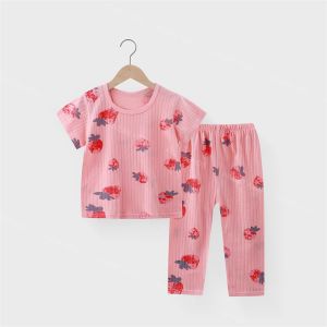 AILEBE Kids Pajamas Terno Sleepwear Pambahay Pantulog 100% Premium Cotton Jersey Knit 4-Way Stretch Cute Cloud Cuff Two-Way Snap Breathable Presko Pang-Aircon Homewear Playtime Post-Bath Photoshoot