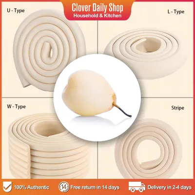 Soft Foam Edge Protector for Baby Proofing Anti-Collision Corner Guard Strip with Adhesive Baby Safety Edge Bumper Guard