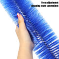 48cm Long Fan Dusting Brush Bendable Fan Cleaning Brush Multi-purpose Fan Dust Removal Brush. 