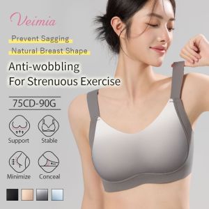 【OFFICIAL】Veimia Gradient Cup Support Anti-sagging Bra Shaping And Lifting Jelly Cup Bra Ultra-thin Full-coverage Bra With 0.3cm Side Breast Reduction 360-degree W-shaped Support Bra