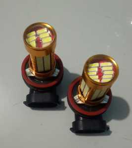 Bisa COD - Lampu Foglamp LED H11 106 LED 12Volt Putih Strobo