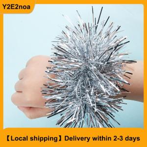 【Local shipping】 2Pcs Apply To Game Pompoms 7 Styles Cheering Flower Ball Performance Dance Wrist Flower Games Bracelet
