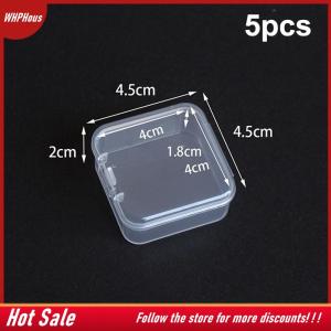【COD】🔥🔥🔥 PP Storage Box Mini Transparent Plastic Case Container Square Rectangle Packaging Box For Jewellry Beads Small Items