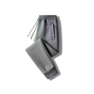 กางเกงกีฬาของผู้ชาย กางเกงกีฬา เอวยางยืด แฟชั่น กางเกงวอร์ม ให้ความอบอุ่น บุขนแกะและหนา มอยส์เจอร์ไรเซอร์ ความเยาว์