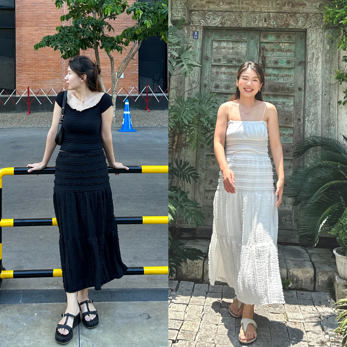 🔥พร้อมส่ง🔥 Venus Lace Skirt กระโปรงยาว 2 สี | Lazada.co.th
